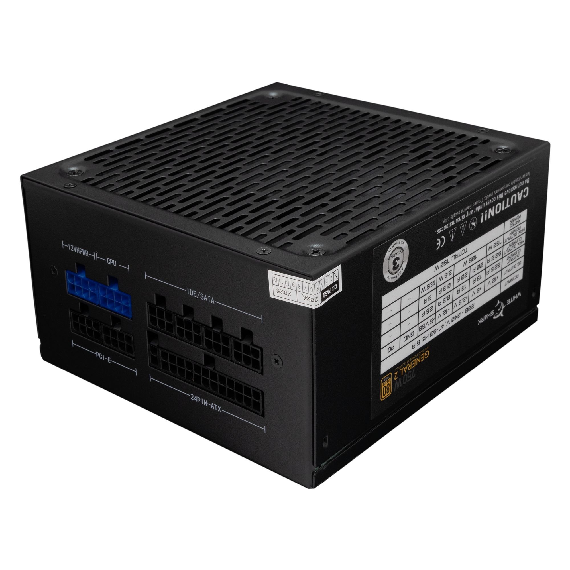 Alimentatore per PC ATX 750 Watt WHITE SHARK - immagine 5