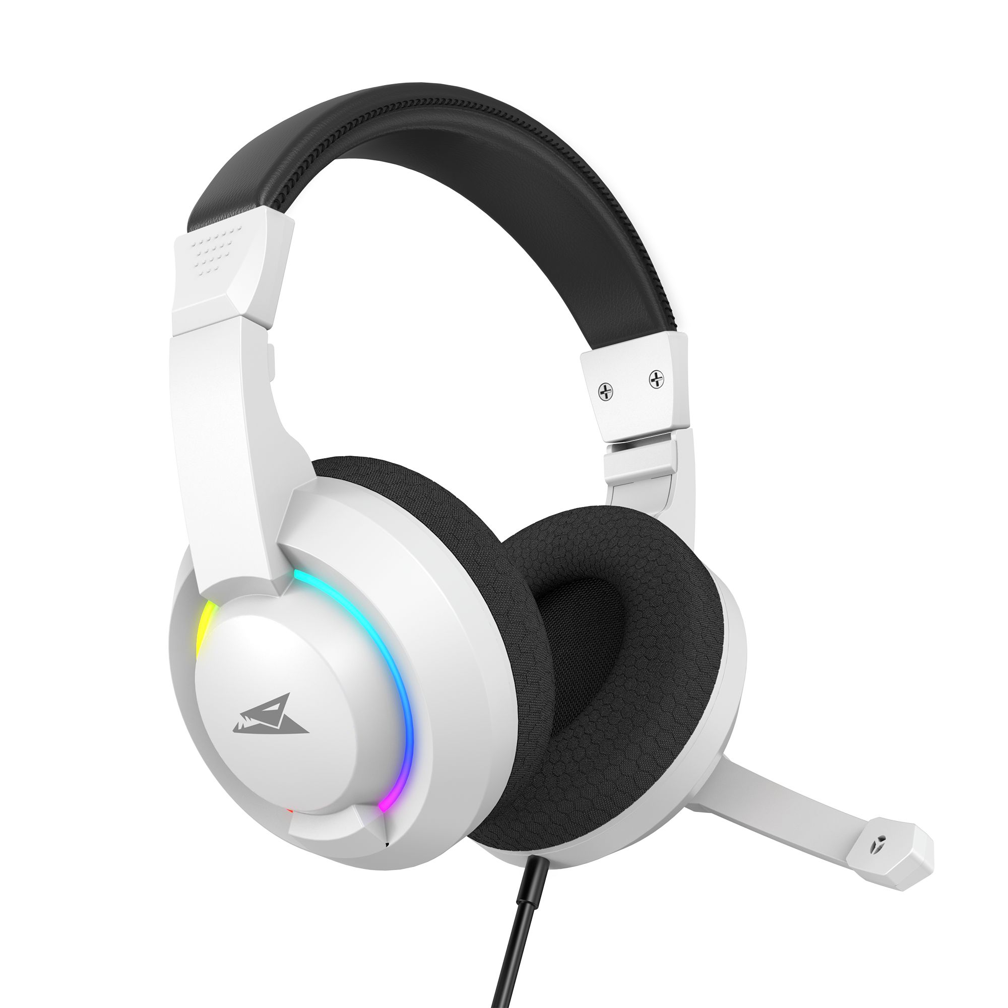 Cuffie Gaming con Microfono e Illuminazione RGB, BGH-021 HYDRA Bianco BARACUDA - immagine 5
