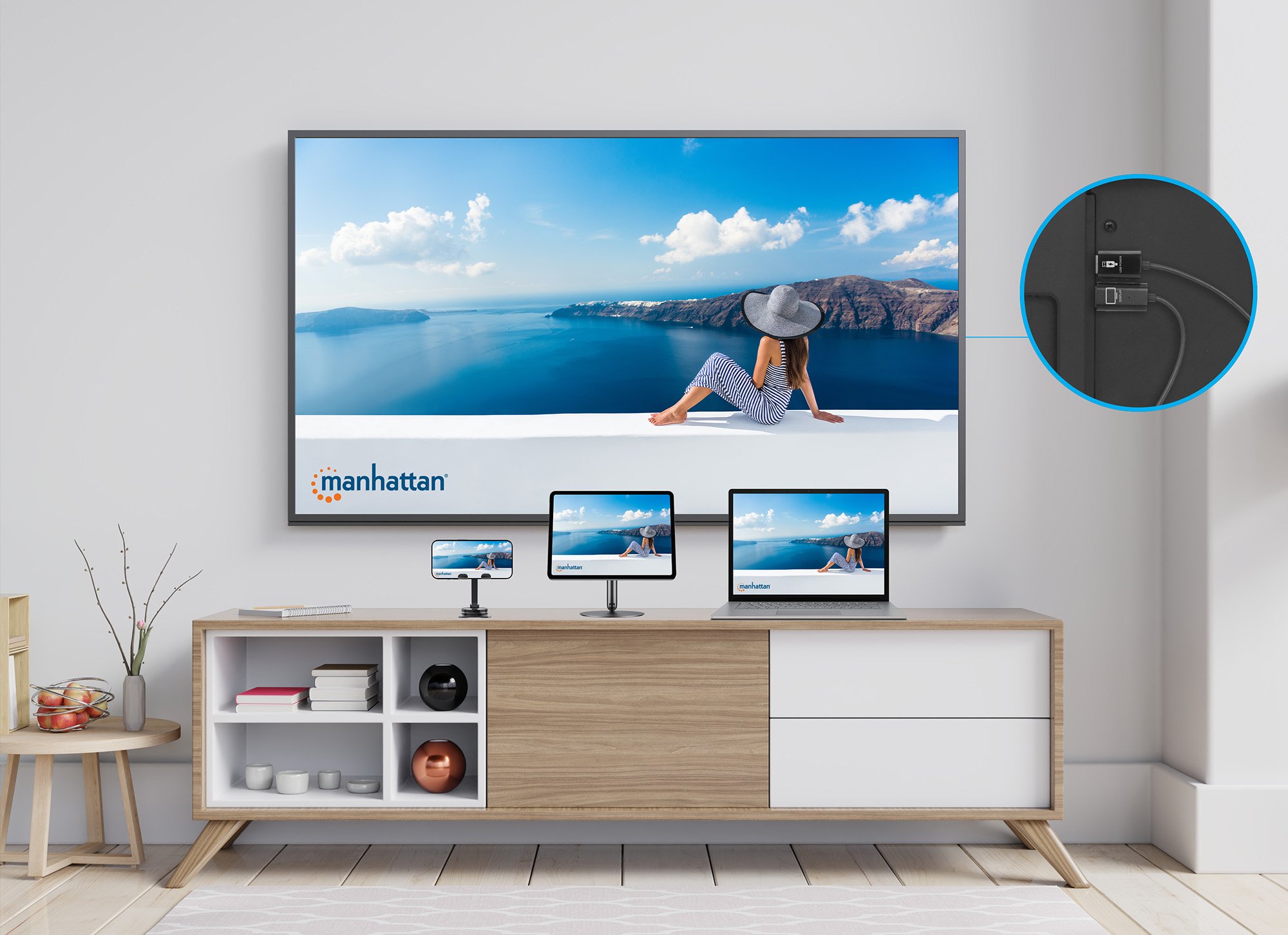 Kit di Presentazione HDMI Wireless 1080p MANHATTAN - immagine 5