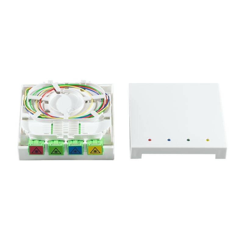 Scatola di Terminazione Ottica di Appartamento (STOA) FTTH 4x SC/APC con Cavo di Installazione da 50m LOGILINK - immagine 5