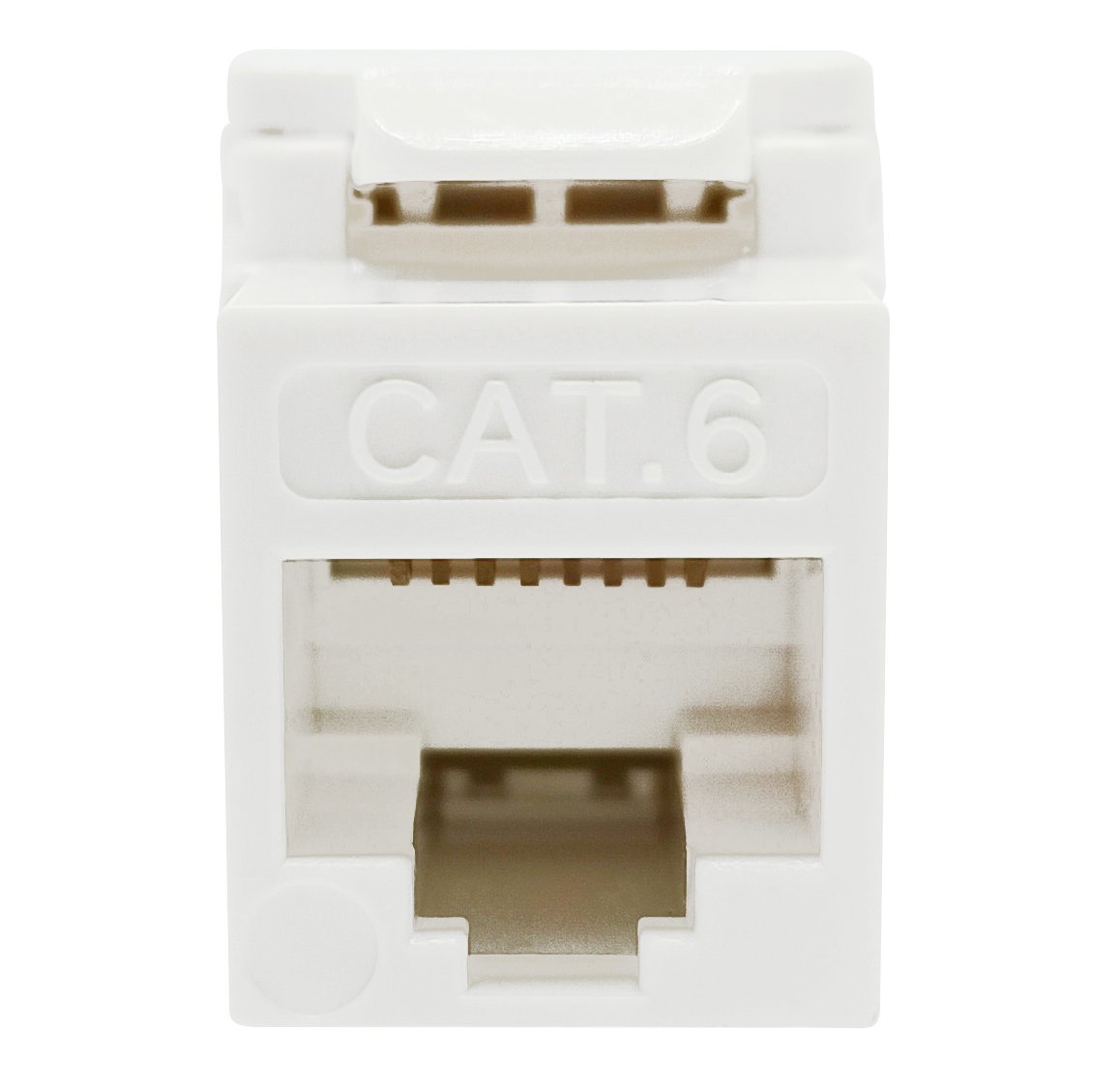 Frutto Keystone RJ45 Cat.6 UTP 180° Toolless Bianco INTELLINET - immagine 6