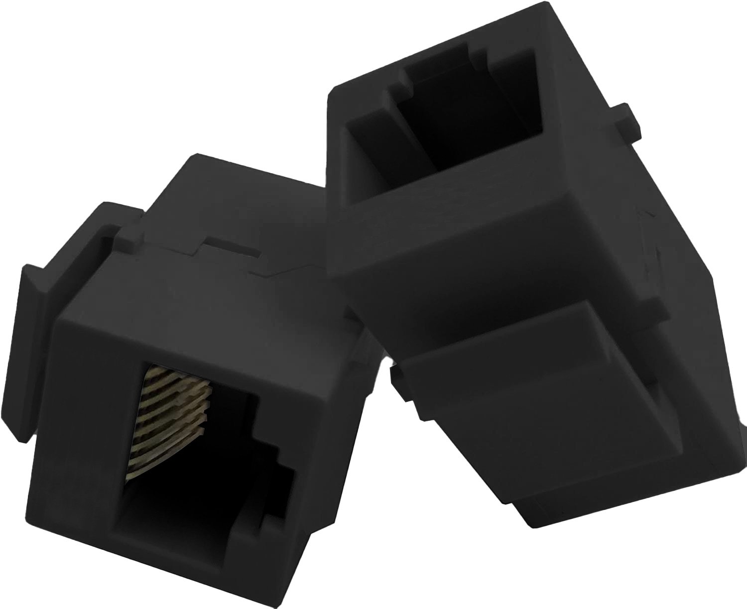Accoppiatore Keystone RJ45 F/F Cat.5E UTP Nero TECHLY PROFESSIONAL - immagine 4