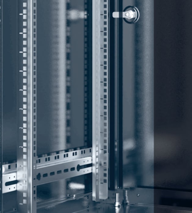 Armadio Rack 19'' 600x600 32 Unità Nero serie Easynet TECHLY PROFESSIONAL - immagine 5