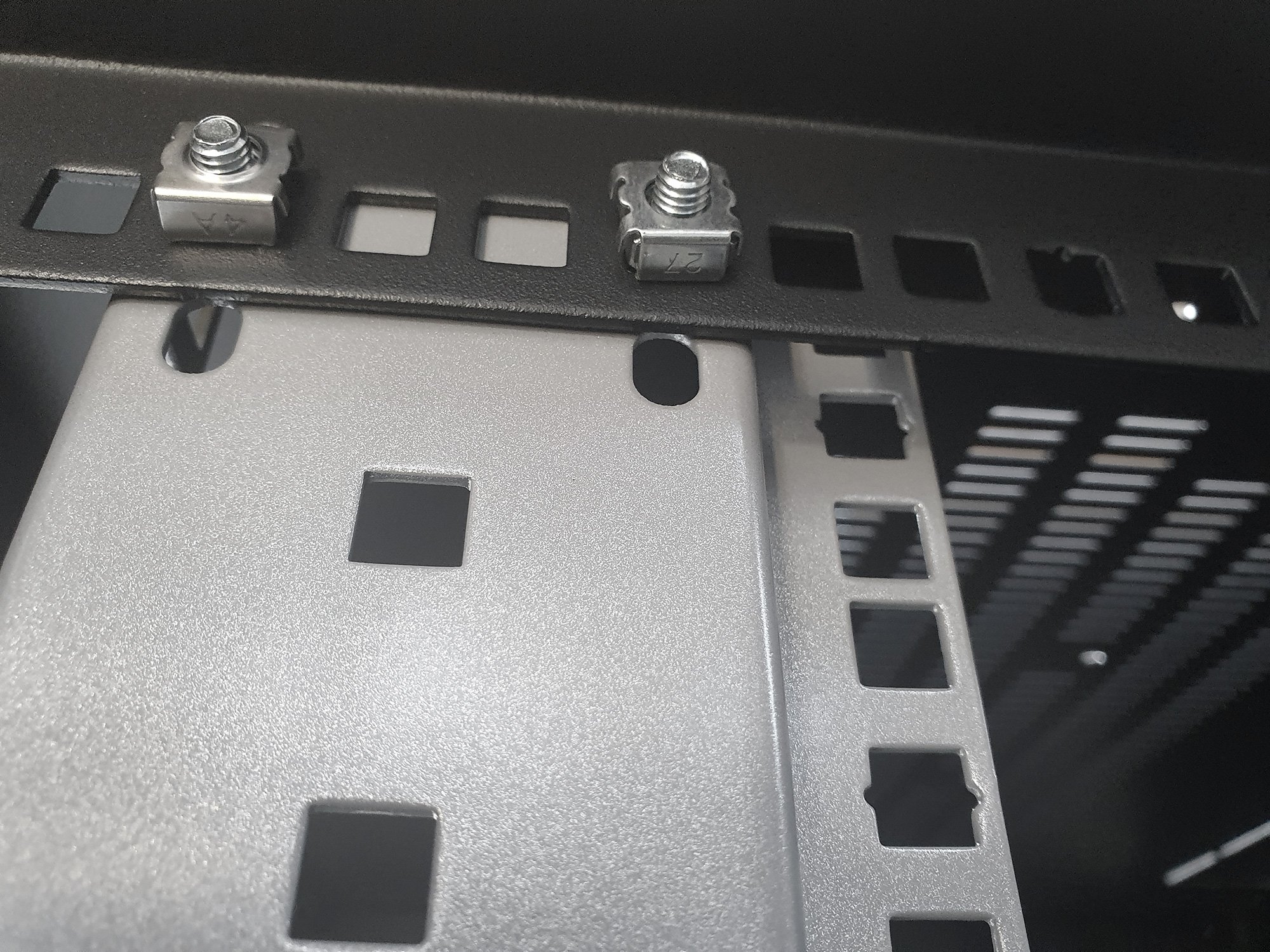 Armadio Rack NextGen 19'' 600x800 27U Nero INTELLINET - immagine 5