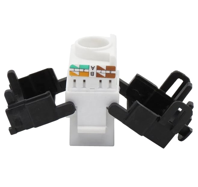 Frutto Keystone RJ45 UTP Cat.6A TECHLY PROFESSIONAL - immagine 5