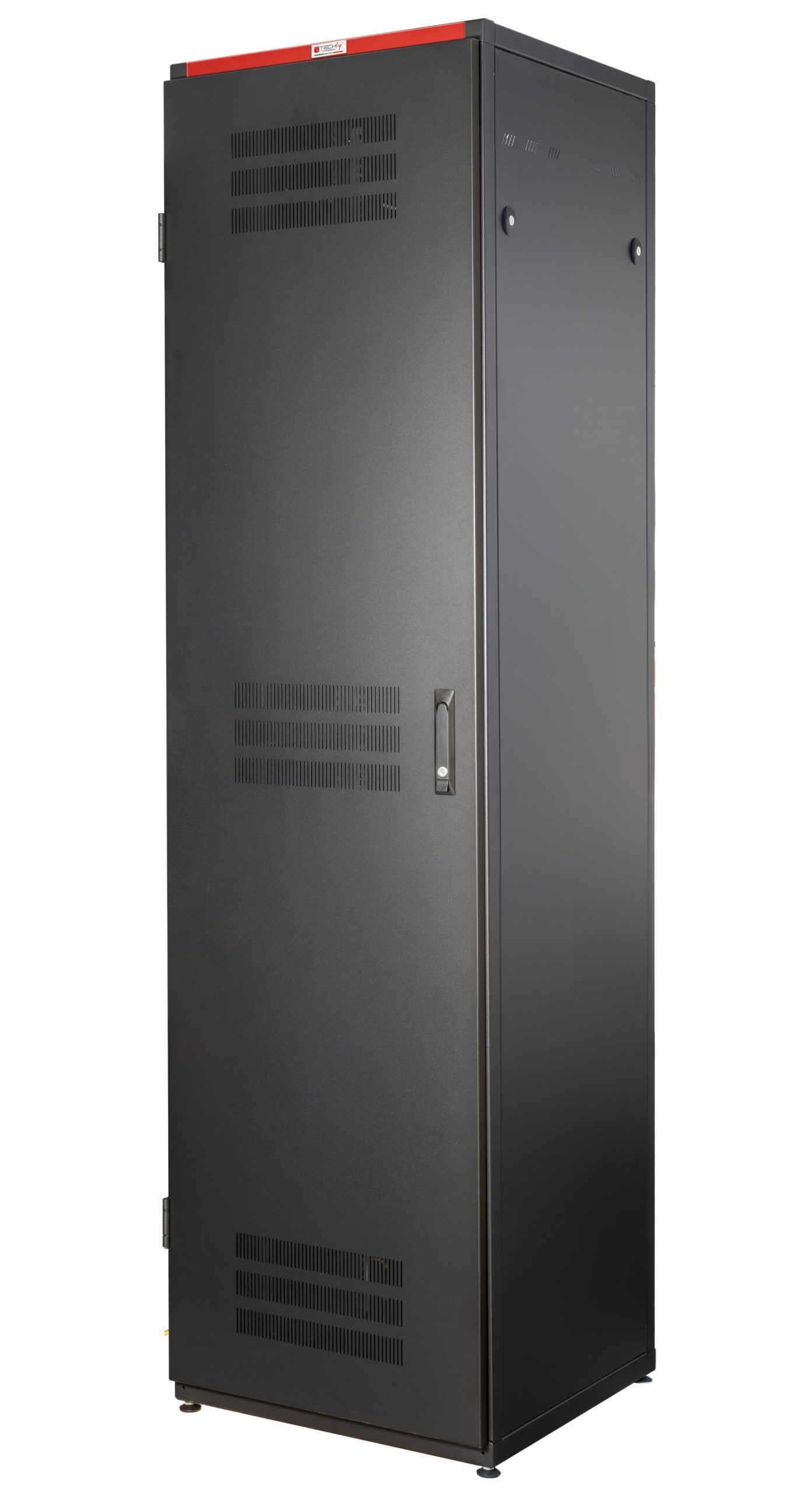 Armadio Rack 19'' 600x600 47U per Batterie Fotovoltaico Nero TECHLY PROFESSIONAL - immagine 5