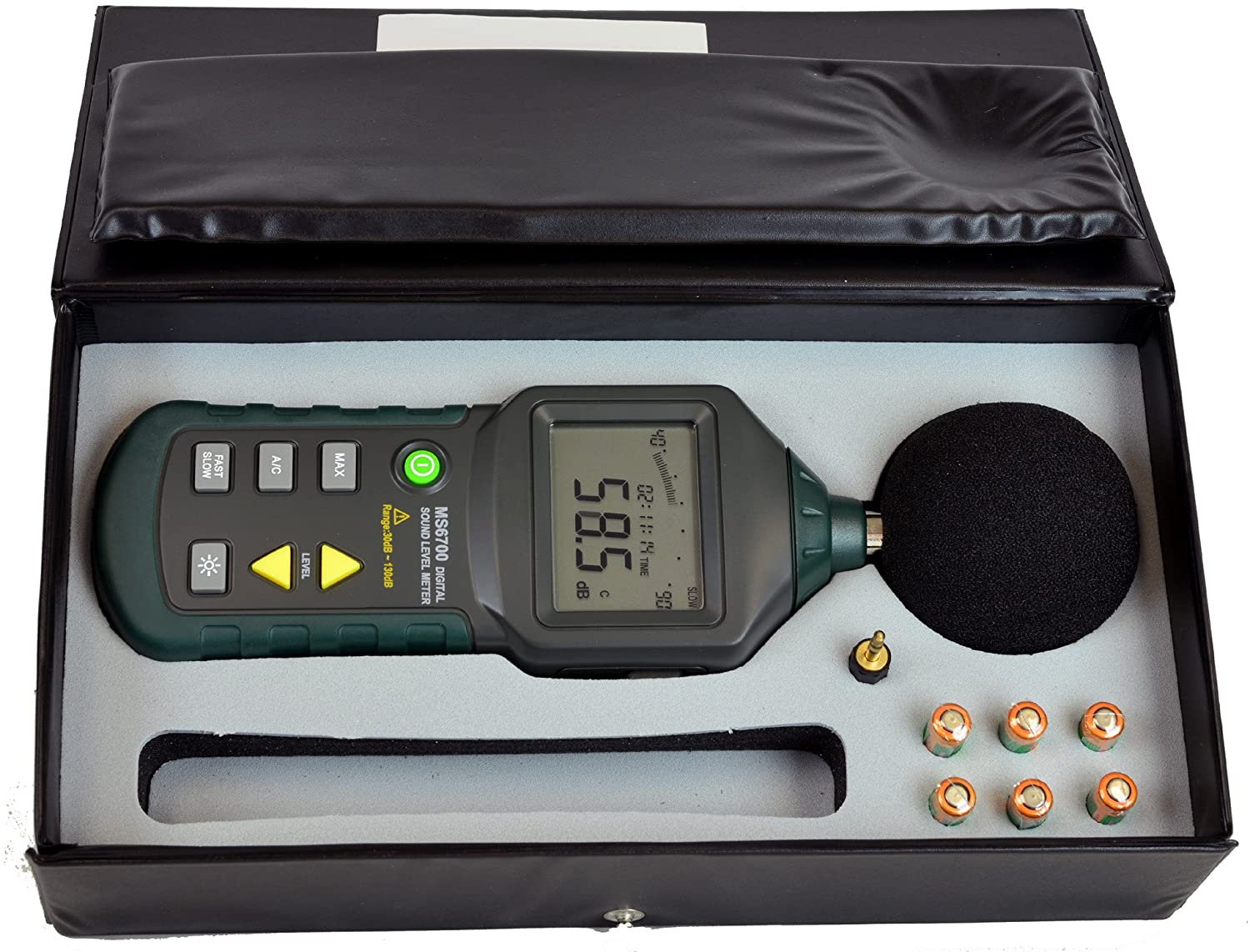 Fonometro Digitale Professionale con Interfaccia USB, MS6701 MASTECH - immagine 5