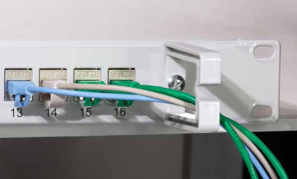 Pannello Patch 16 Posti Keystone Senza Frutti con Gestione Cavi Grigio LOGILINK - immagine 5