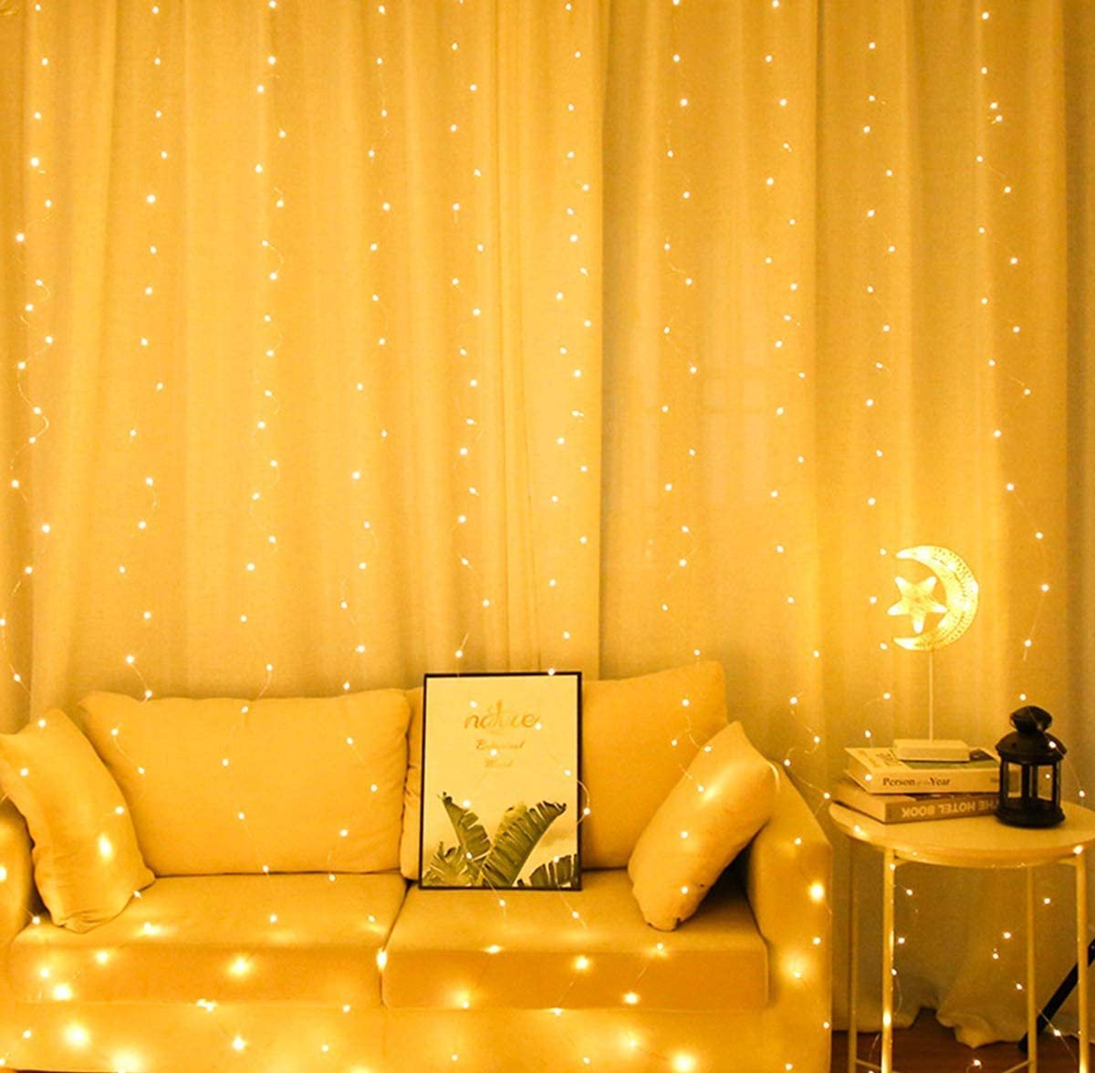 Tenda Luminosa Natalizia 300 LED con Telecomando GOOBAY - immagine 5