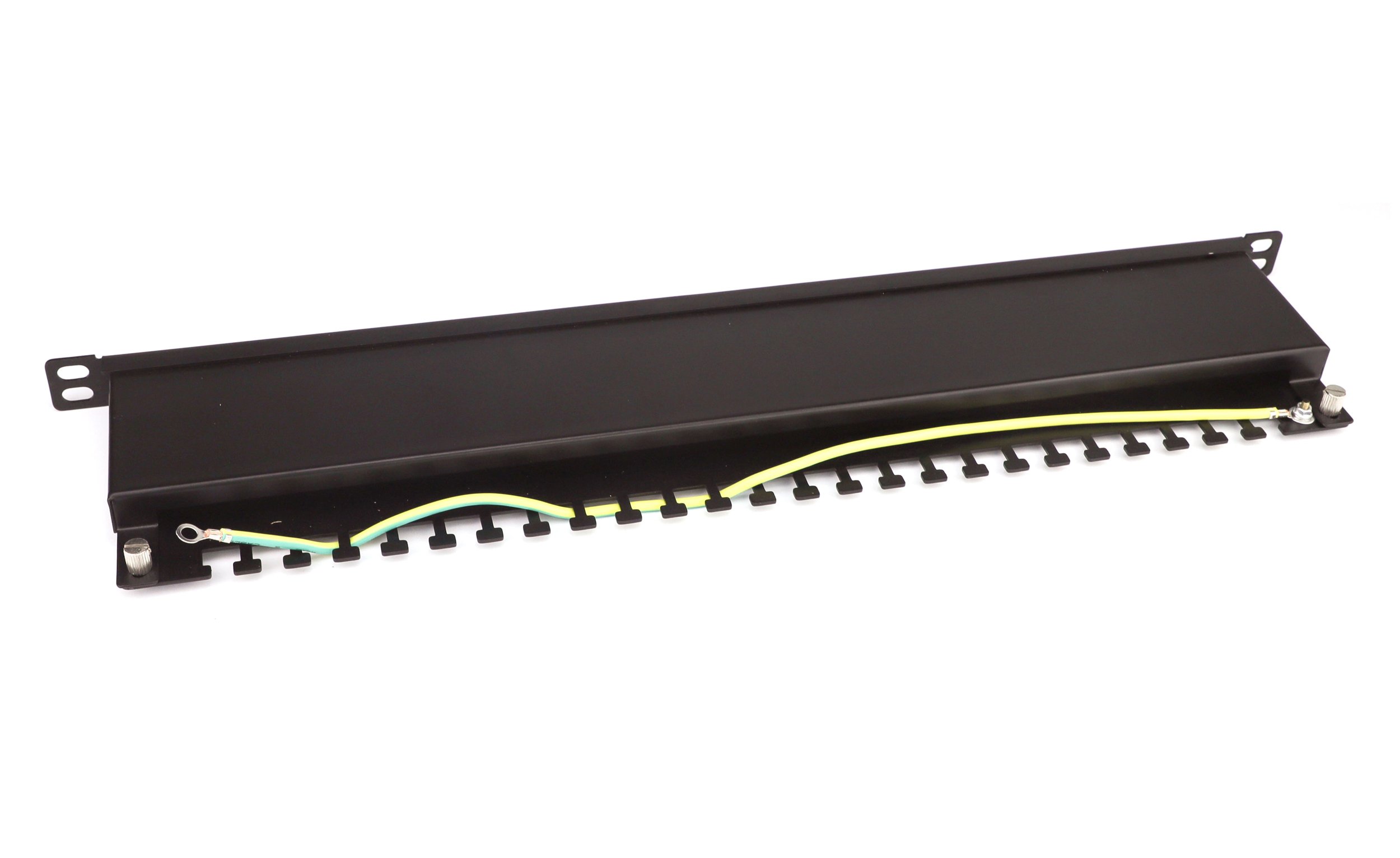 Pannello Patch STP 24 Posti RJ45 19'' 0.5U Cat.6 Nero TECHLY PROFESSIONAL - immagine 4