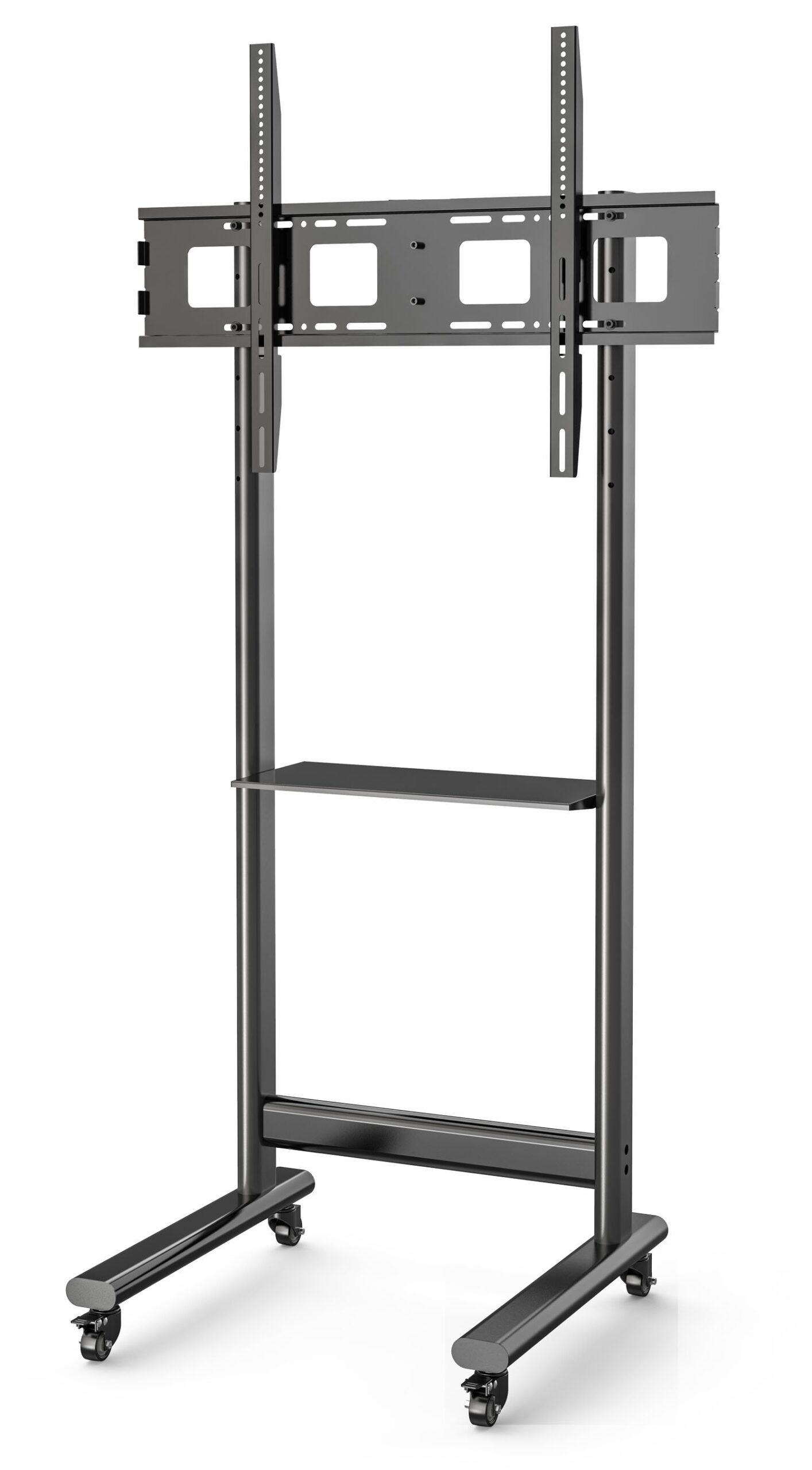 Supporto da Pavimento TV LCD/LED 50-90'' Altezza Regolabile con Mensola TECHLY - immagine 4