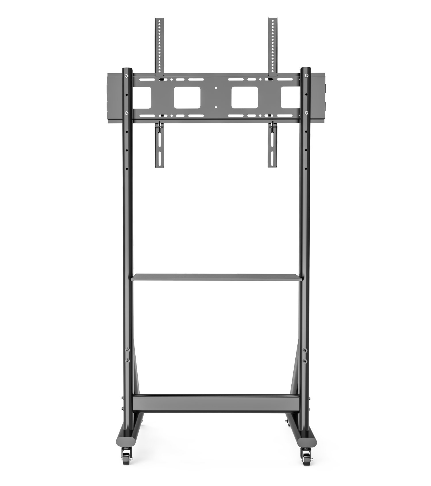 Supporto da Pavimento TV LCD/LED 55-100'' Altezza Regolabile con Mensola TECHLY - immagine 4