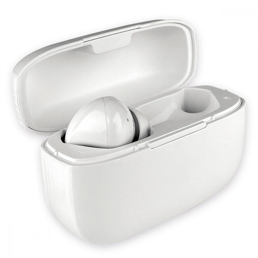 Cuffie Auricolari TWS Jive con Custodia di Ricarica USB-C™ e Pad Caricatore a Induzione Bianco FONTASTIC - immagine 5
