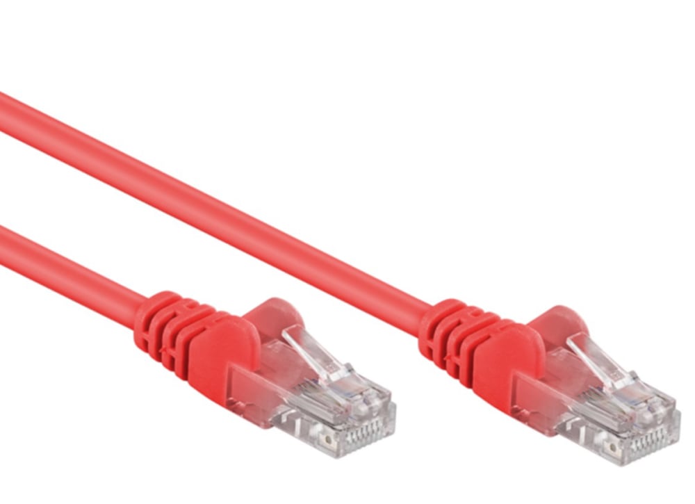 Cavo di rete Patch in CCA Cat.5E Rosso U/UTP 3m GOOBAY - immagine 4