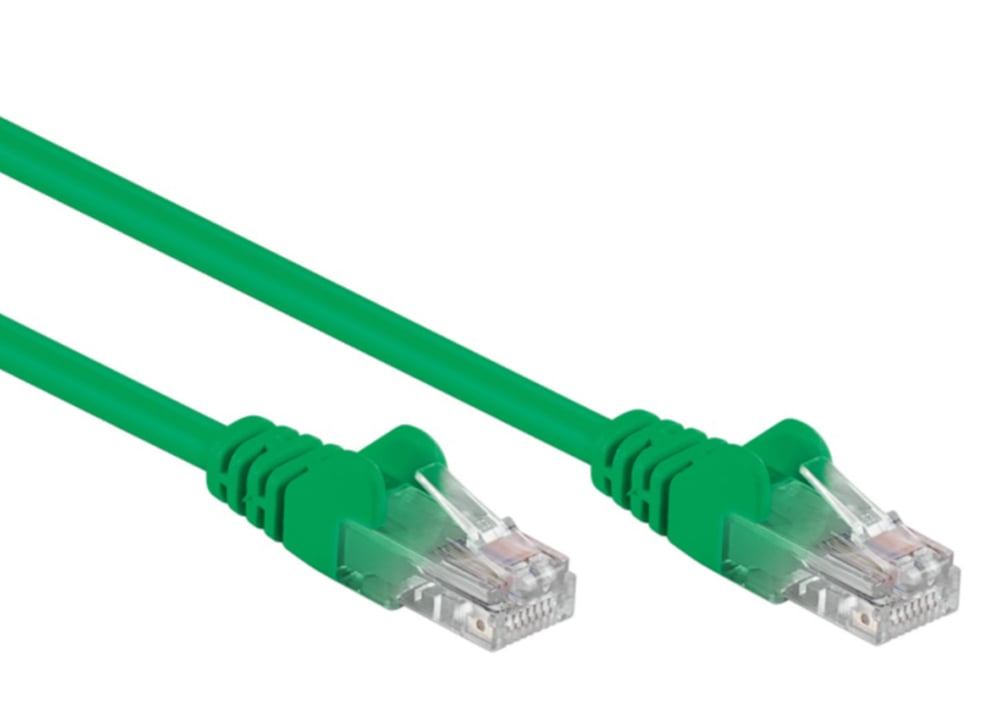 Cavo di rete Patch in CCA Cat.5E Verde U/UTP 10m GOOBAY - immagine 5