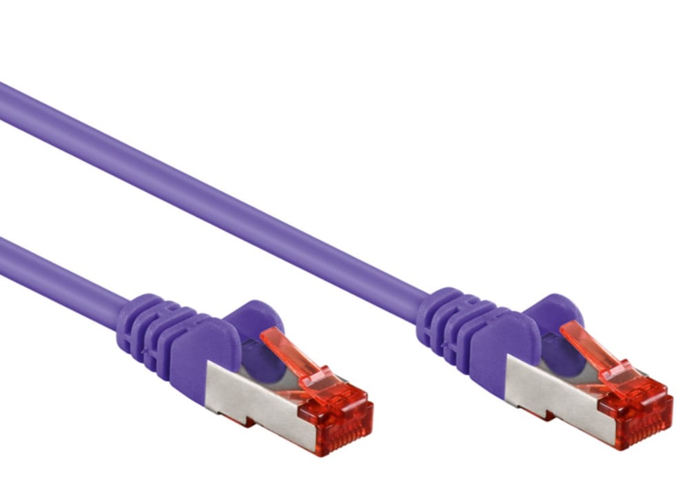 Cavo di rete Patch in rame Cat. 6 Viola SFTP LSZH 5m GOOBAY - immagine 4