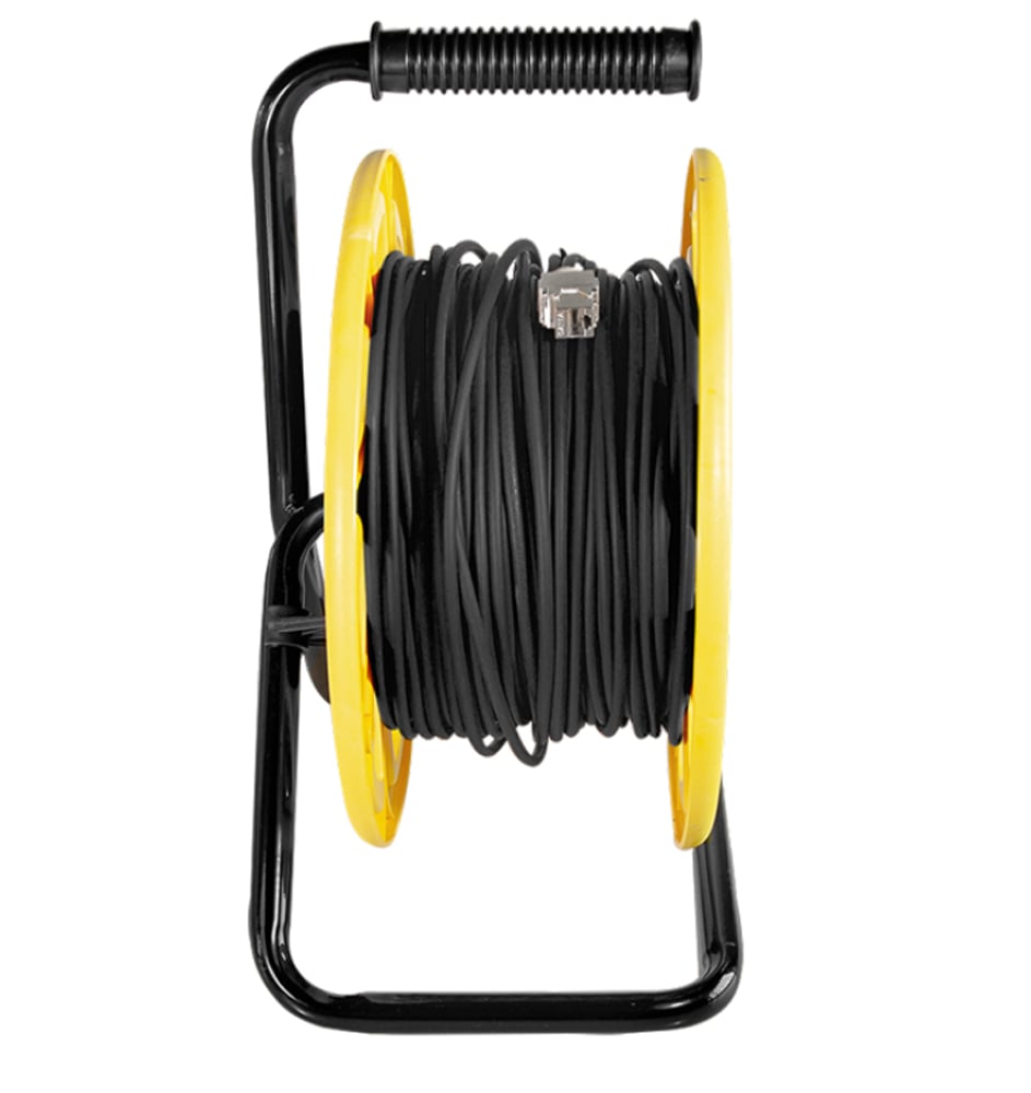 Cavo Patch Cat.7 Plug RJ45 S/FTP TPE con Avvolgicavo 60m Nero LOGILINK - immagine 5