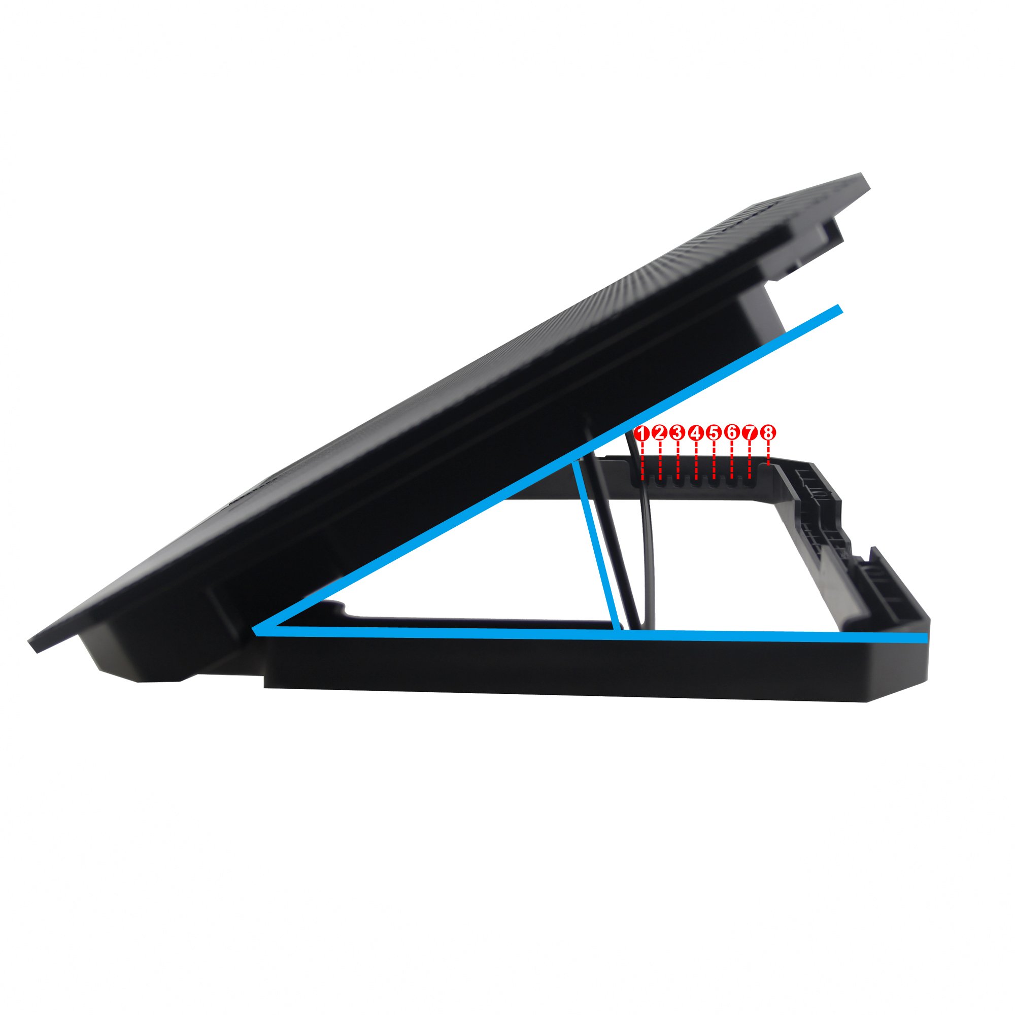 Supporto per Notebook fino a 17'' con Sistema di Raffreddamento TECHLY - immagine 5