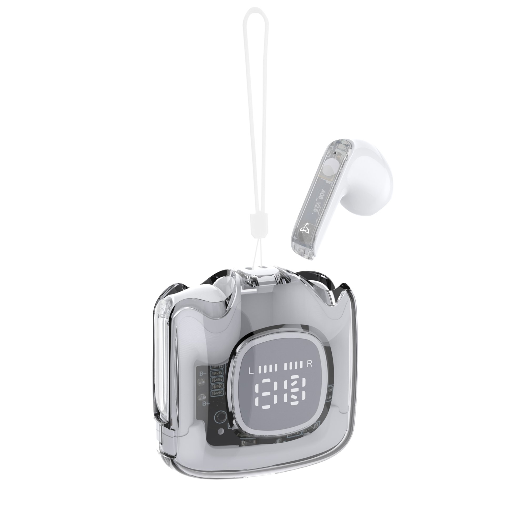 Cuffie Auricolari Bluetooth con Microfono EB-TWS148 Bianco SBOX - immagine 5