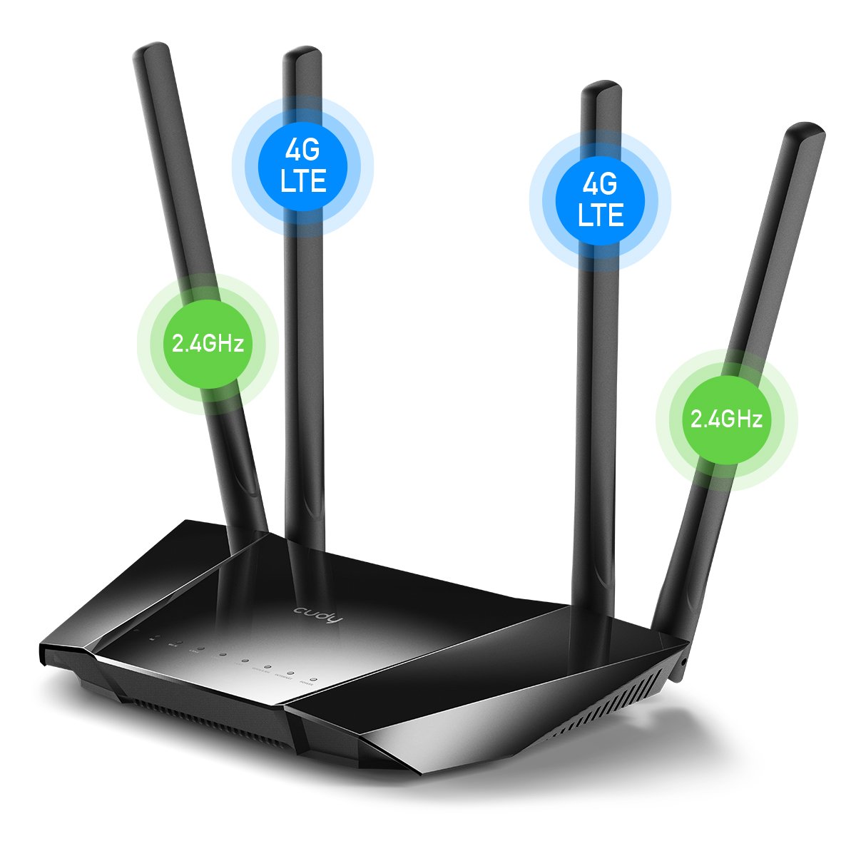 Router WiFi 4G LTE con Sim 300Mbps Porta LAN/WAN, LT400 CUDY - immagine 4