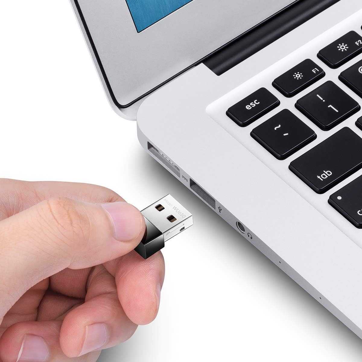 Nano Adattatore USB WiFi Dual Band 650Mbps per PC con Modalità SoftAP, WU650 CUDY - immagine 5