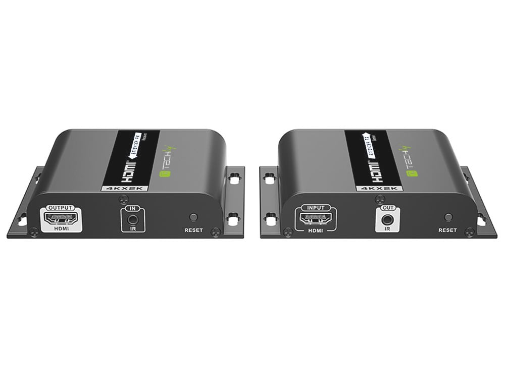 Ricevitore Aggiuntivo per Extender HDMI over IP con PoE IR 4K UHD su Cavo Cat.6 fino a 120m TECHLY - immagine 5