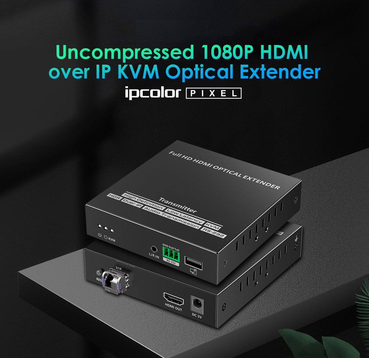 Extender Ottico KVM HDMI Over IP Full HD Non Compresso fino a 40Km TECHLY - immagine 4