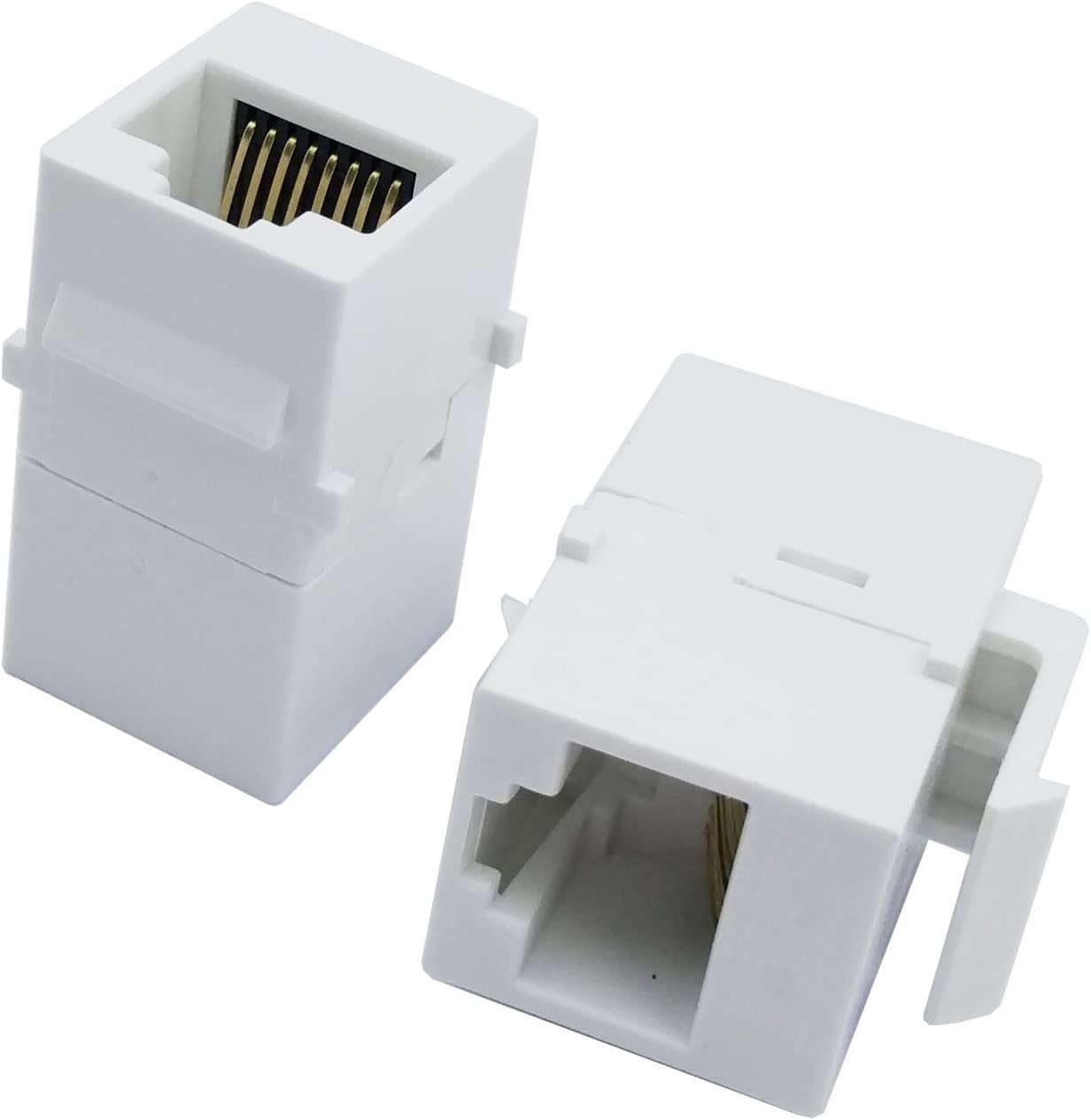 Accoppiatore Keystone RJ45 F/F Cat.5E UTP Bianco TECHLY PROFESSIONAL - immagine 4