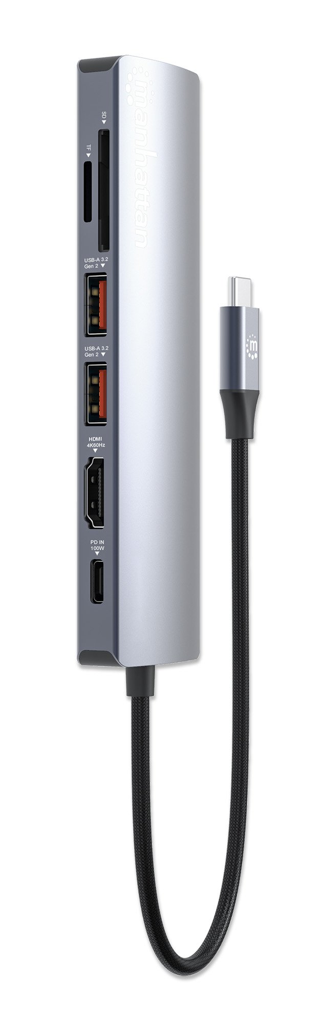 Docking Station USB-C™ PD 7-in-1 4K Hub Multiporta MANHATTAN - immagine 5