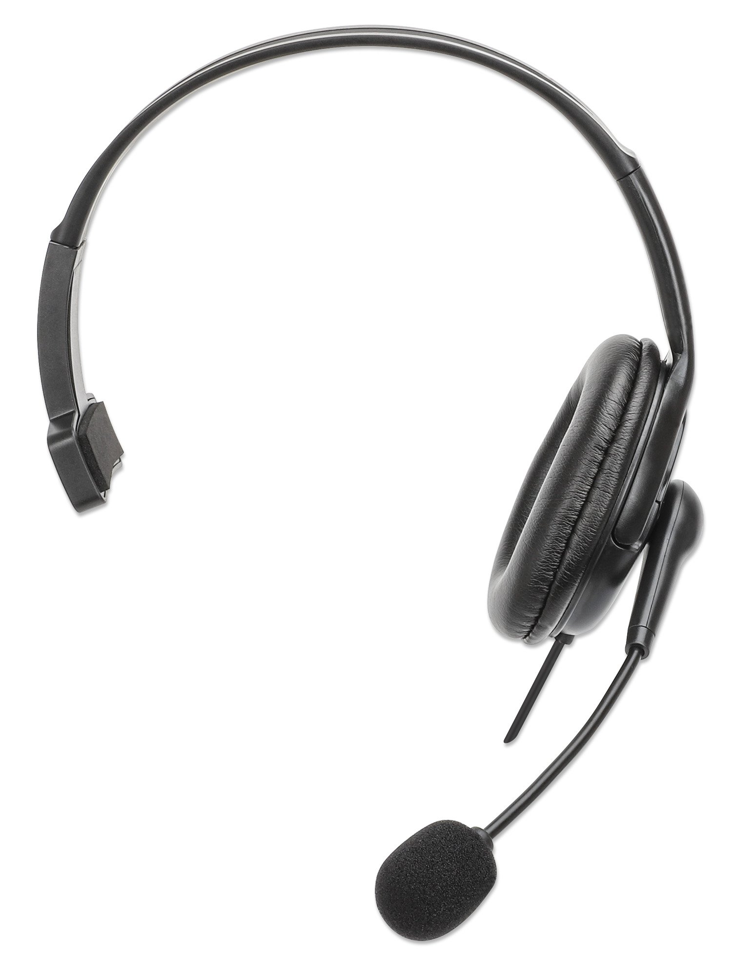 Cuffia Mono USB con Microfono Reversibile Cavo 2m MANHATTAN - immagine 5