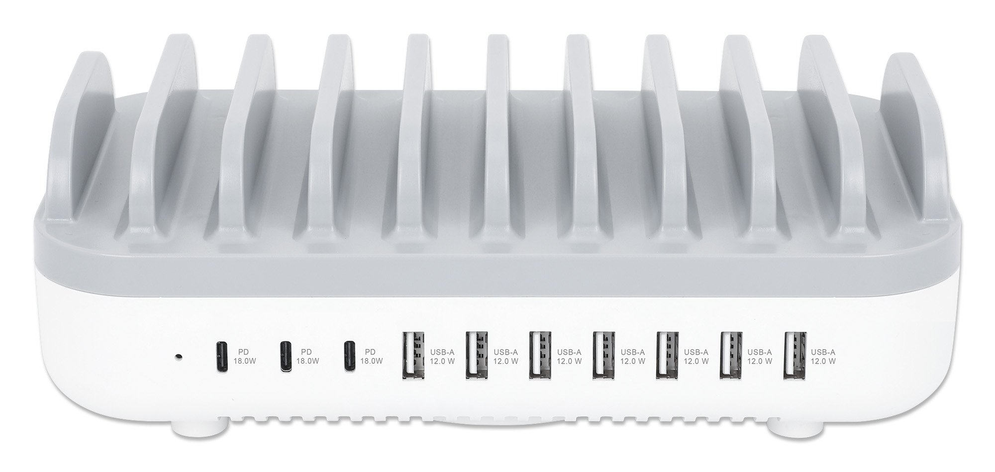Docking Station Stazione di Ricarica 10 Porte USB 120W MANHATTAN - immagine 5