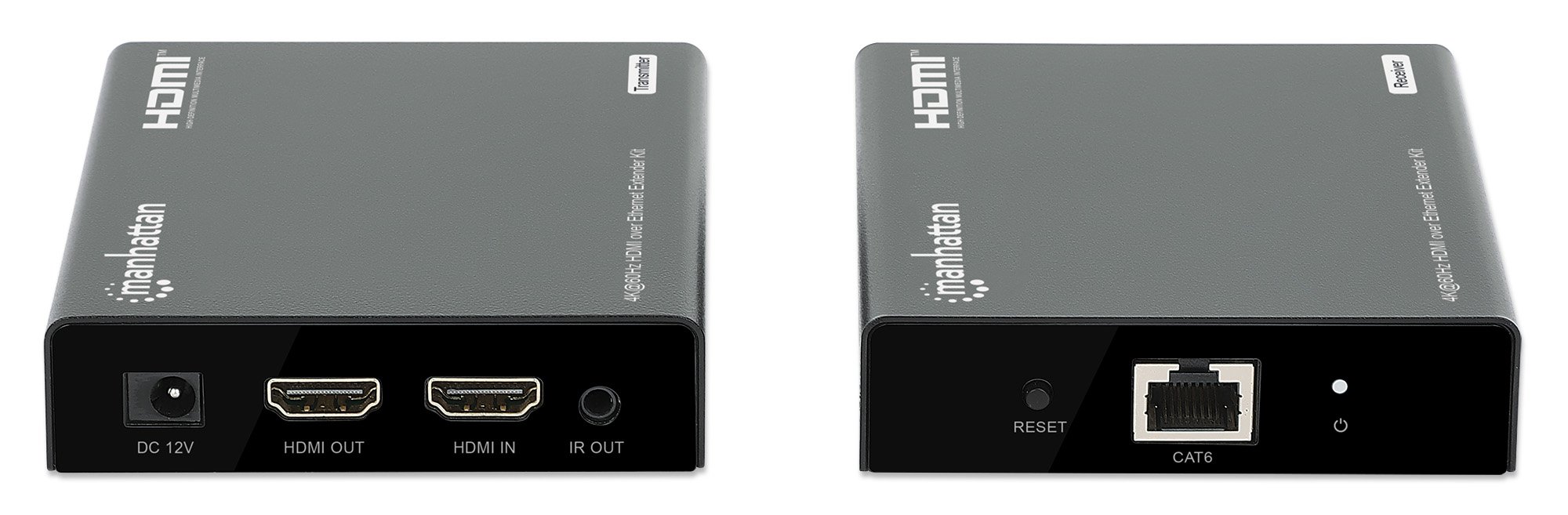 Kit Extender HDMI Over Ethernet 4K@60Hz MANHATTAN - immagine 5