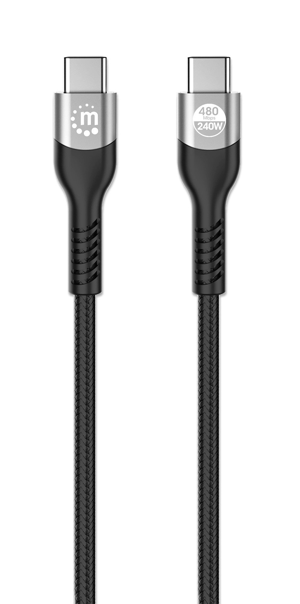 Cavo USB 2.0 EPR USB-C™ M/M 240W PD 3.1 e-Mark 2m MANHATTAN - immagine 5