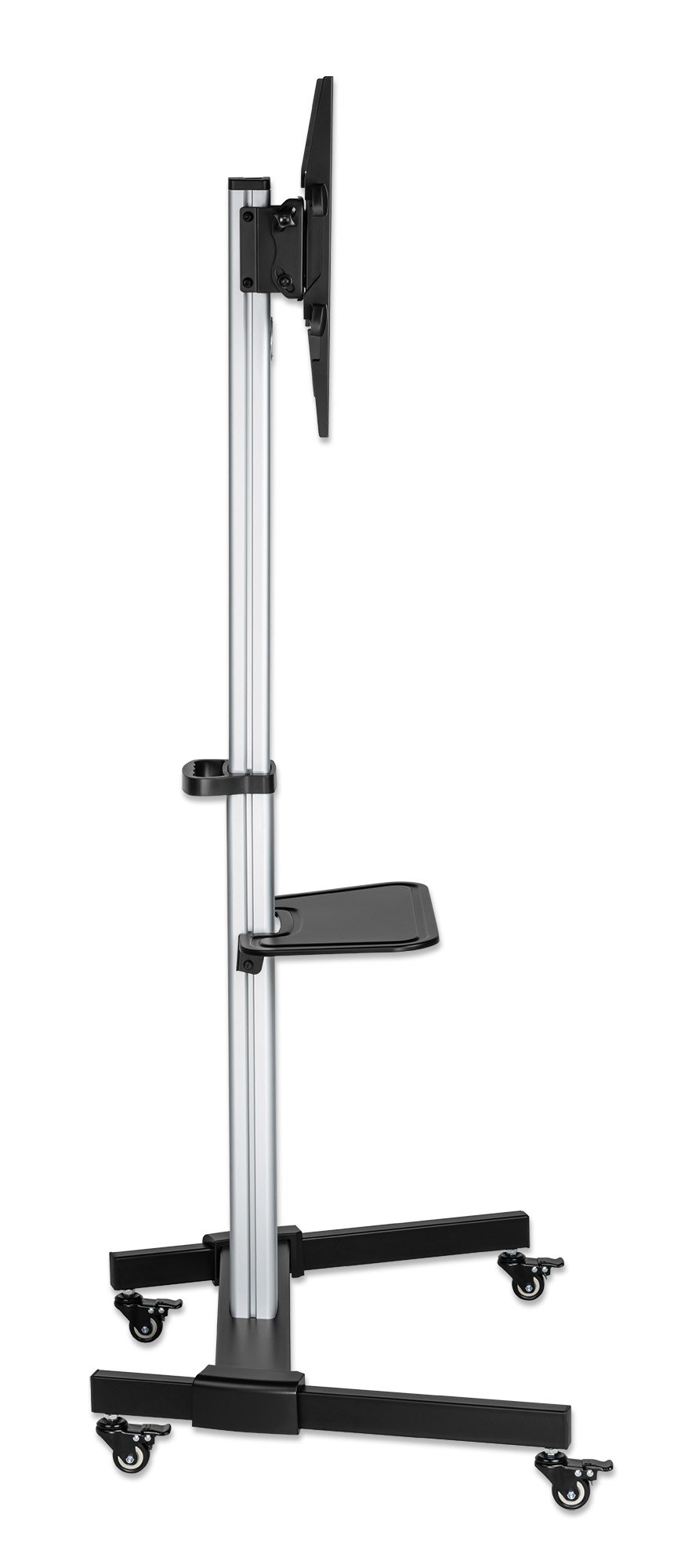 Carrello TV 37''-86'' Multimediale in Alluminio Regolabile in Altezza MANHATTAN - immagine 5