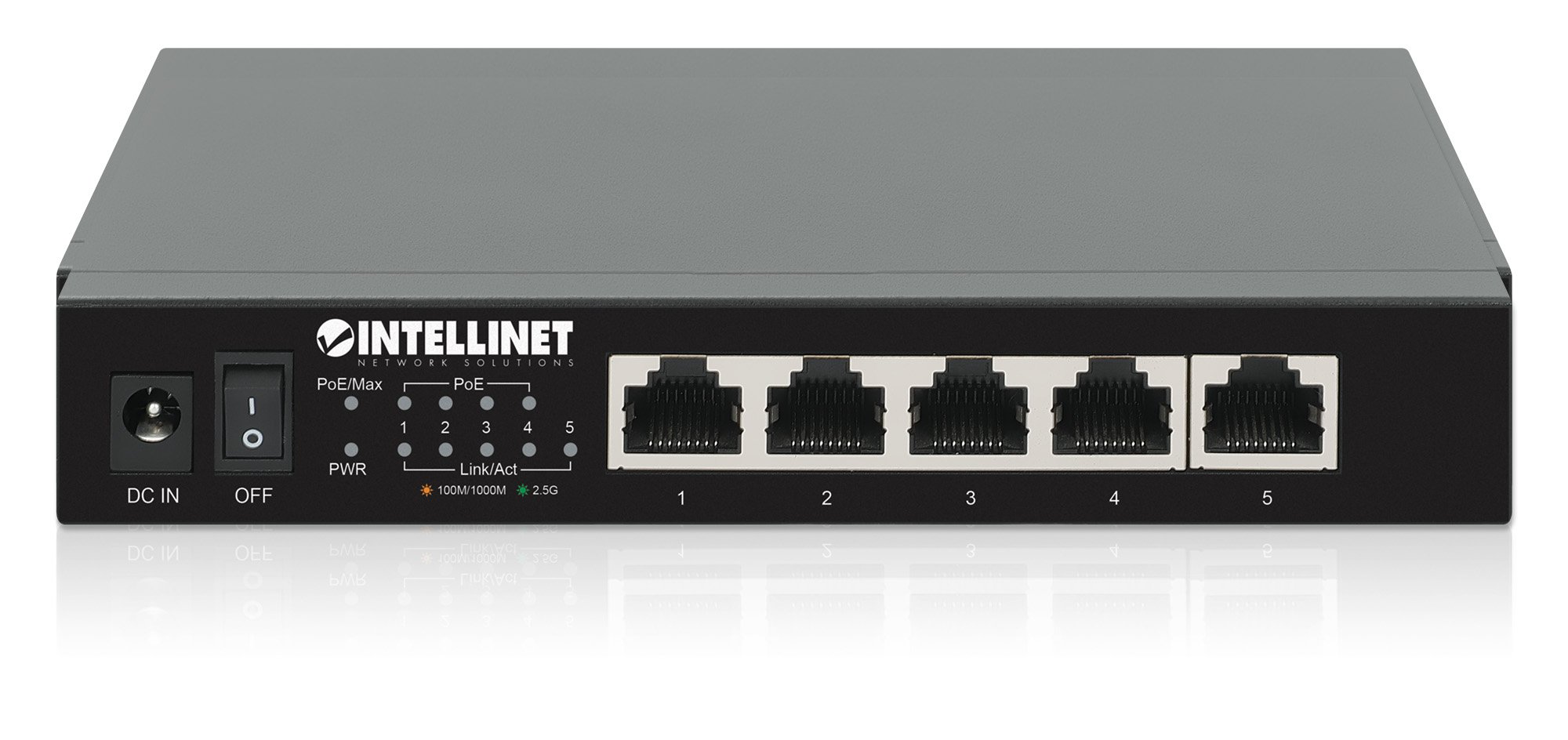 Ethernet Switch POE+ 5 Porte 2.5G INTELLINET - immagine 5