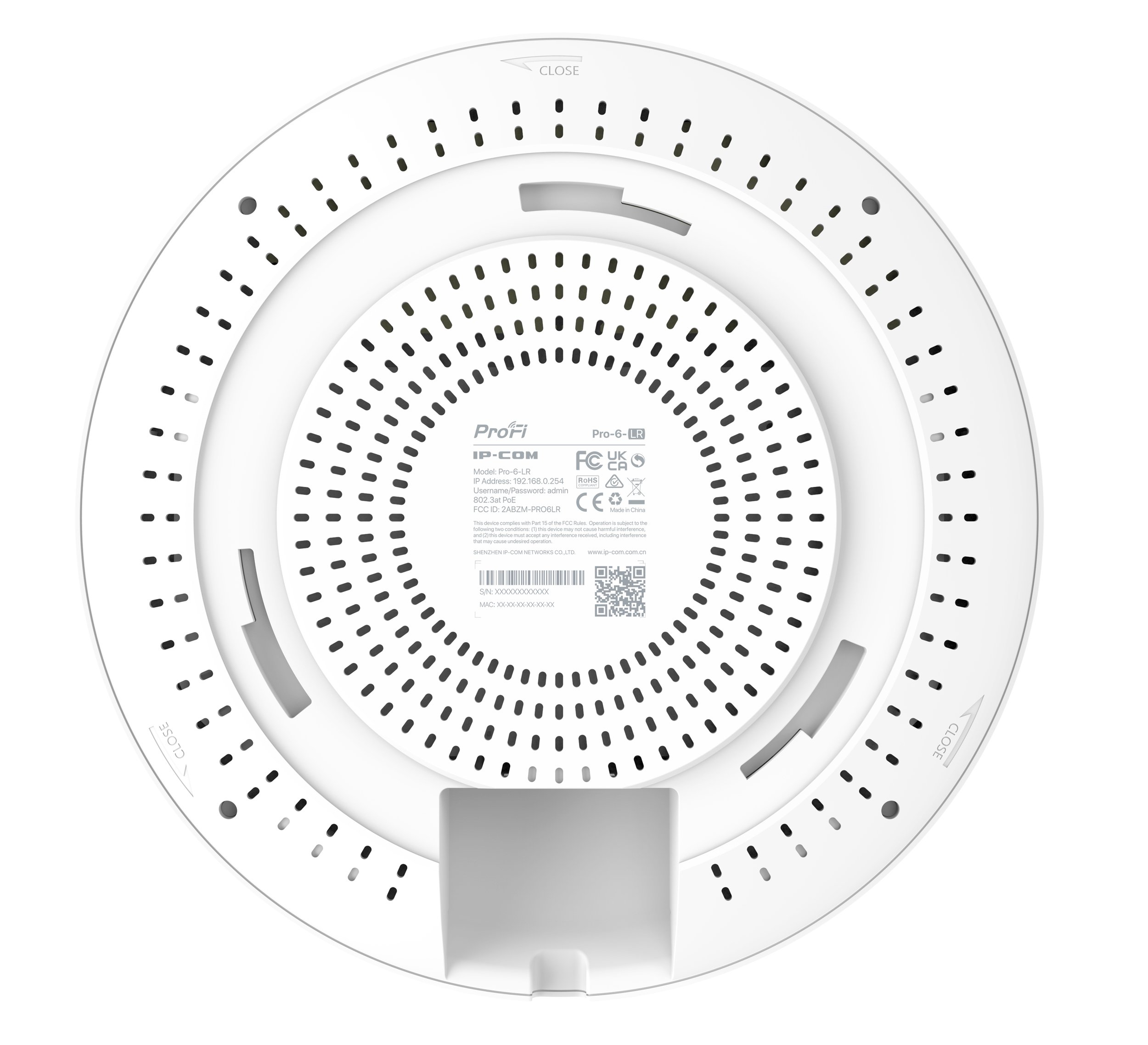 Punto di Accesso a Lungo Raggio Dual Band 802.11AX, PRO-6-LR IP-COM - immagine 5