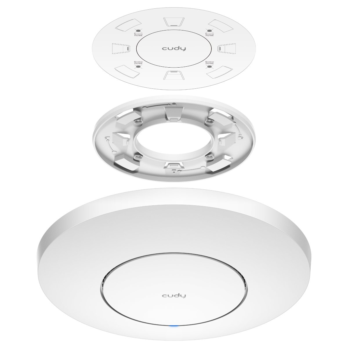 Punto di Accesso Wireless Gigabit PoE WiFi 6 AX3000 Porta 2.5G Montaggio a Soffitto, AP3000_P CUDY - immagine 5