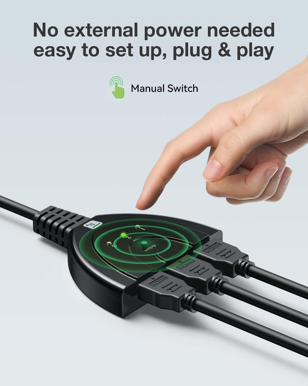 Switch Splitter HDMI 3x1 8K@60Hz Compatto TECHLY - immagine 4