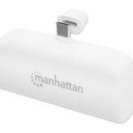 Power Bank PD 5000 mAh con Presa USB-C&trade; Integrata 20W Bianco MANHATTAN