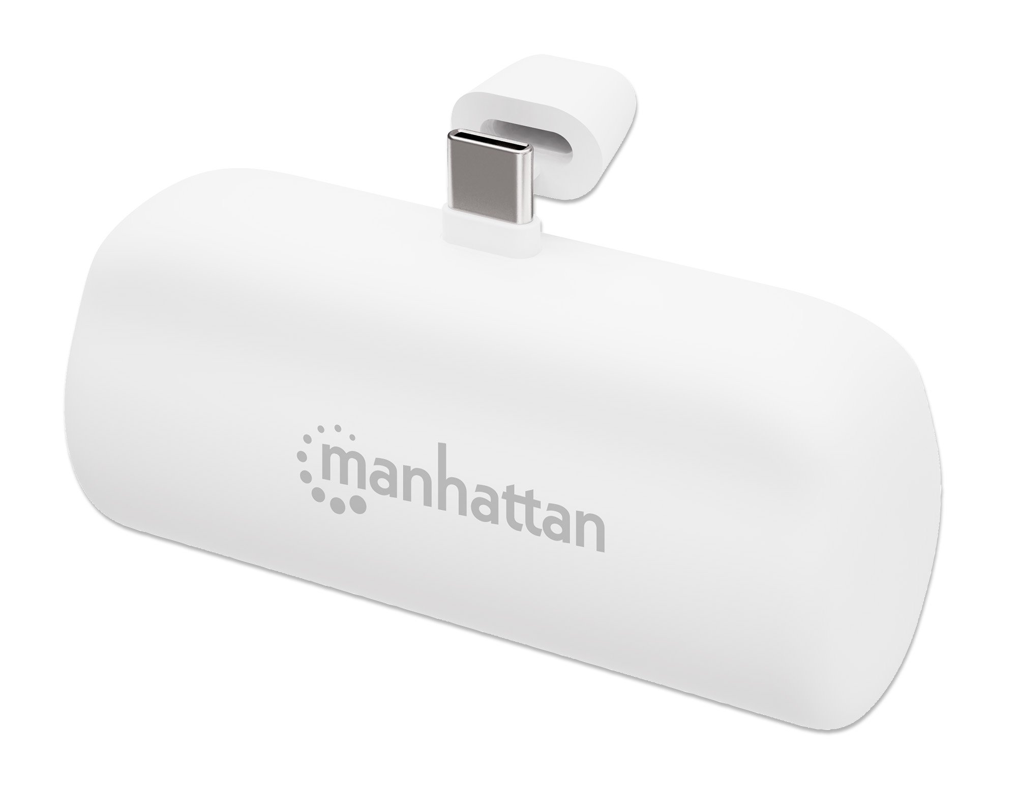 Power Bank PD 5000 mAh con Presa USB-C™ Integrata 20W Bianco MANHATTAN