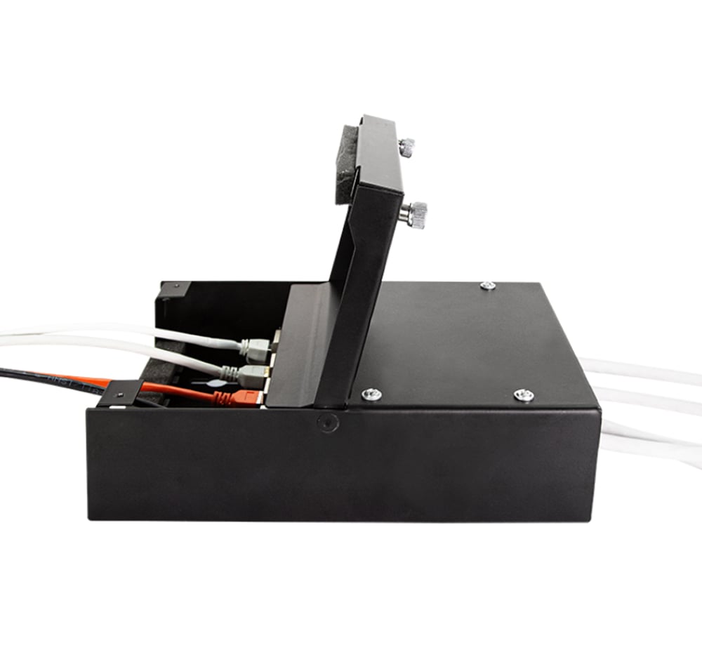 Box di Distribuzione 4 Porte Nero LOGILINK