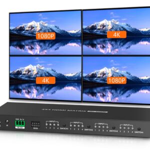 Switch Matrix HDMI2.0 4x4 4K@60 Hz TECHLY