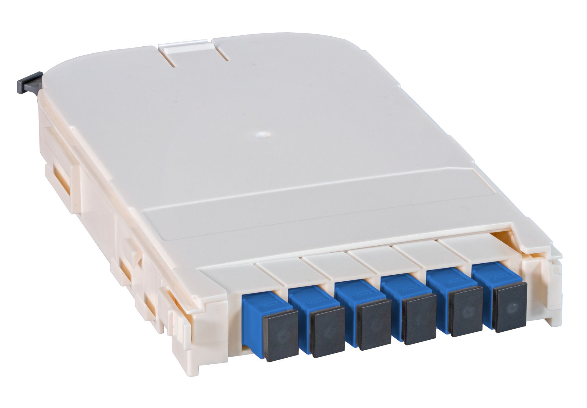 Scatola di Giunzione Fibra Ottica Modulo FTTH con 6 Adattatori SC Ceramici OS2 OEM