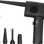 Kit di Pulizia Elettrico per PC Soffiatore ad Aria con 5 Ugelli Intercambiabili GOOBAY