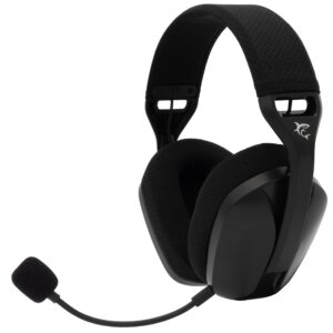 Cuffia Gaming Stereo Wireless con Microfono Nero BUTTERFLY WHITE SHARK
