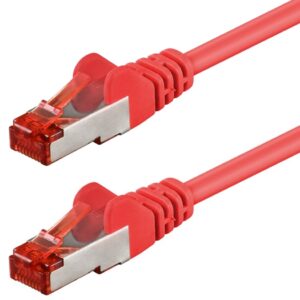 Cavo di rete Patch in rame Cat. 6 Rosso SFTP LSZH 1m GOOBAY