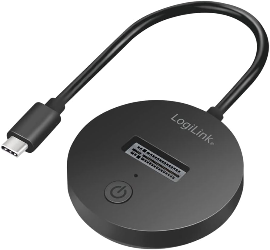 Adattatore USB-C™ 3.2 Quickport per SSD M.2 NVMe (PCIe) e SATA (NGFF) LOGILINK