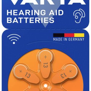 Batterie a Bottone per Apparecchi Acustici V13 6pz VARTA
