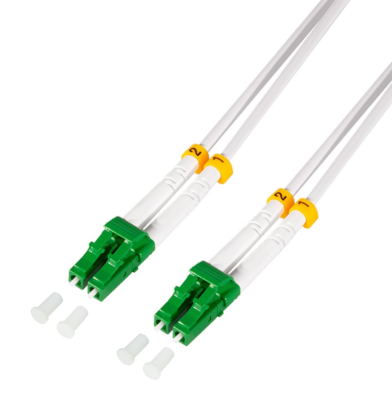 Cavo Fibra Ottica Armato Acciaio OS2 LC/APC Duplex 9/125 5m LOGILINK