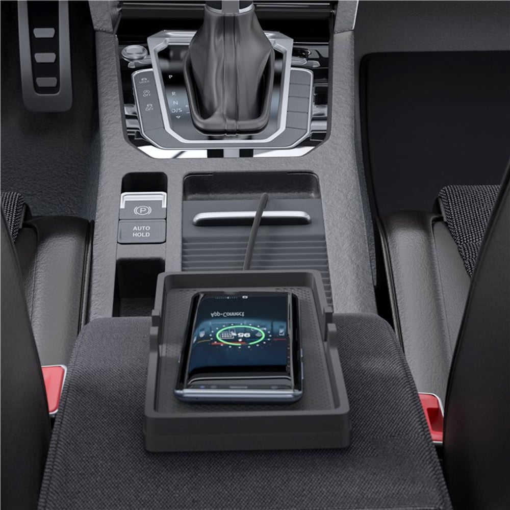 Caricatore Smartphone Qi Wireless da Auto 15W Silicone Nero GOOBAY - immagine 6